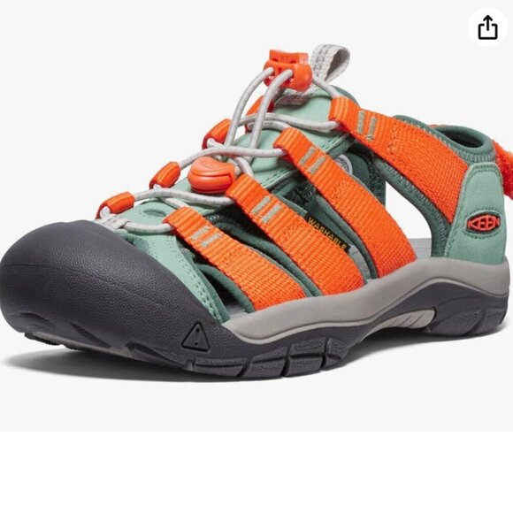 Keen Other - Keen Green & Orange Unisex-Child Kids Easy On Water Shoes Sandals